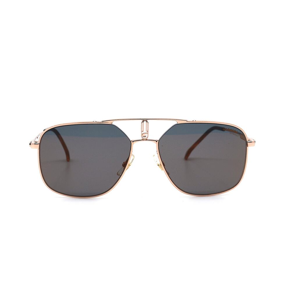BRAND NEW CARRERA 1024/S ROSE GOLD GREY MIRROR AVIATOR SUNGLASSES - Picture 2 of 11